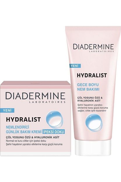 Diadermine Hydralist Nemlendirici Bakim Kremi Ipeksi Doku 50 Ml Gece Boyu Nem Bakimi 100 Ml Trendyol