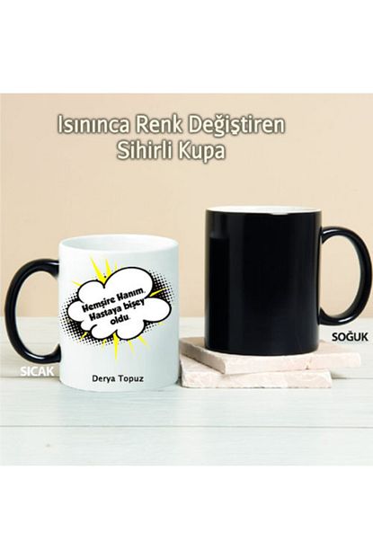 Pi Ithalat Hemsire Hanim Hastaya Bir Sey Oldu Kisiye Ozel Sihirli Kupa Trendyol