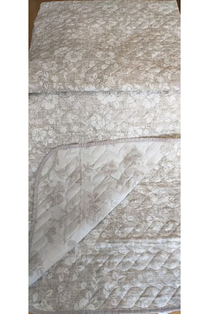 Genc Home Kapitoneli Tek Kisilik Cok Amacli Ortu Pike Hem Pike Hem Yatak Ortusu Cift Tarafli Kullanim Trendyol