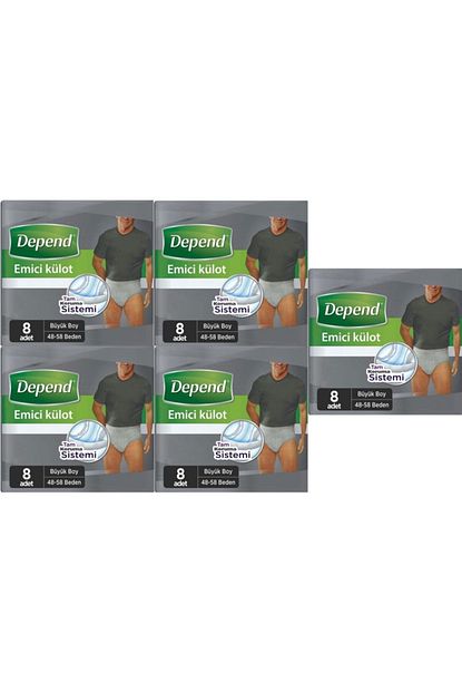 Depend Buyuk Boy L 16 Li Erkek Emici Kulot Fiyatlari Ozellikleri Ve Yorumlari En Ucuzu Akakce