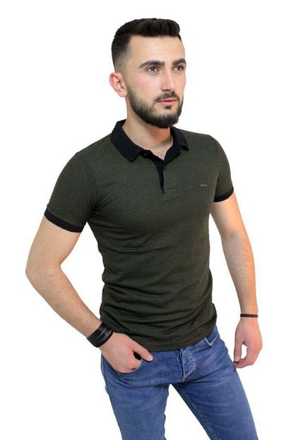 Stil Kombin Erkek Sportser Petekli Polo Yaka Tisort Trendyol