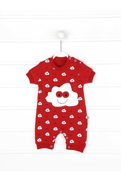 Modakids Kirmizi Yazlik Erkek Bebek Tulum Trendyol