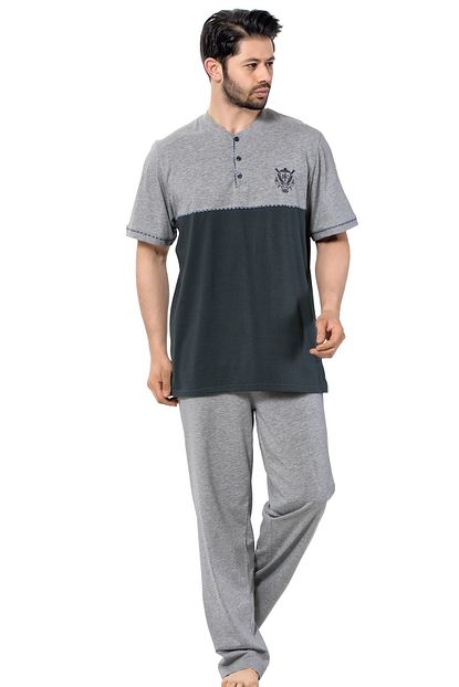 Birsen Erkek Buyuk Beden Yazlik Pijama Takimi Trendyol