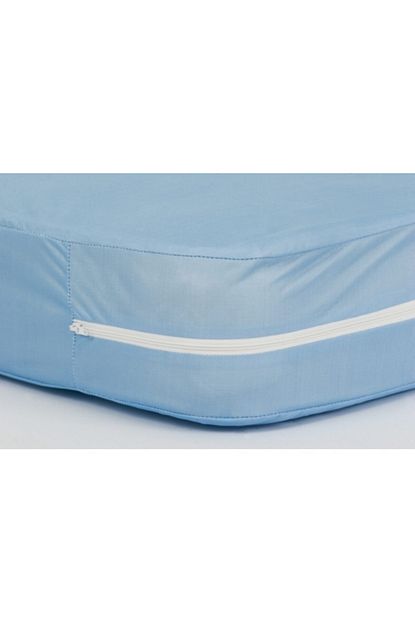 Caretex Fullcover Antialerjik Sivi Gecirmez Fermuarli Yatak Koruyucu Kilif Mavi 090x190 Trendyol