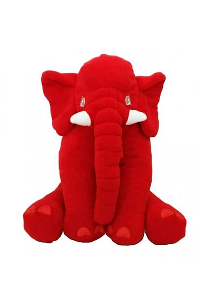 jaju baby kirmizi uyku arkadasim fil jumbo pelus fil 60 cm fiyati yorumlari trendyol