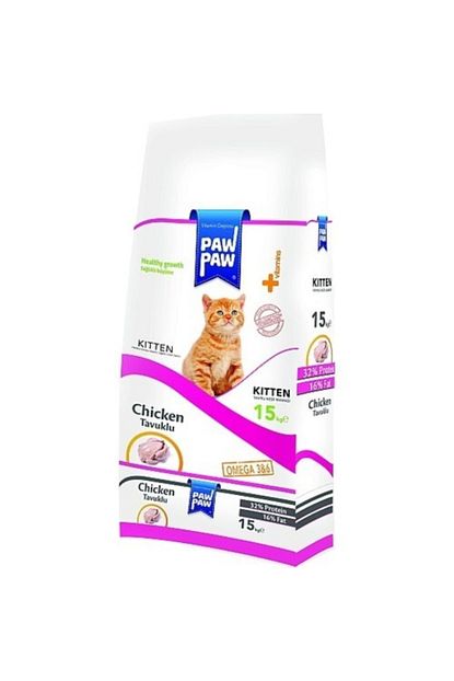 Paw Paw Tavuk Etli Yavru Kedi Mamasi 15 Kg Trendyol