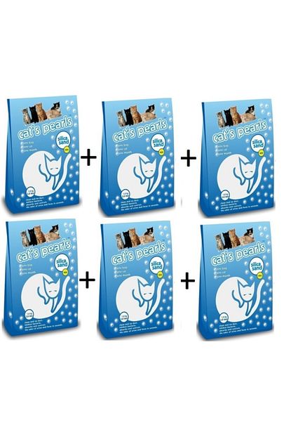 Cats Pearls Silika Kristal Kedi Kumu 1 6 Kg 3 8 Litre 6 Adet Trendyol