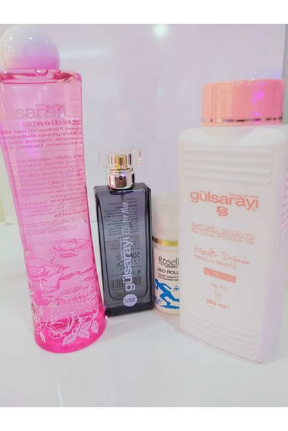 Gulsarayi Gul Paketi 4 Lu Gul Kolonyasi 380 Ml Parfum 50 Ml Rollon 50 Ml Naturel Gul Suyu 380 Ml Trendyol