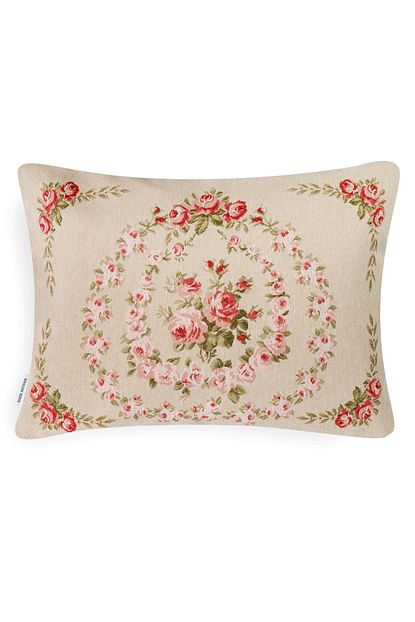 English Home Rosella Goblen Kirlent Yastik Kilifi 35x50 Cm Pembe Trendyol