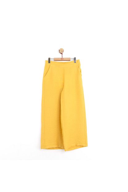 Nk Kiz Cocuk Beli Lastikli Bol Paca Yazlik Pantolon Trendyol