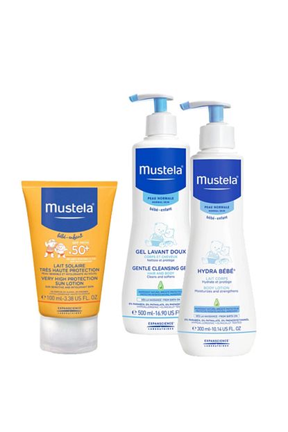 Mustela Gunes Ve Banyo Seti Sampuan 500 Ml Losyon 300 Ml Gunes Koruyucu Spf 50 100 Ml Ss20200612008 Trendyol