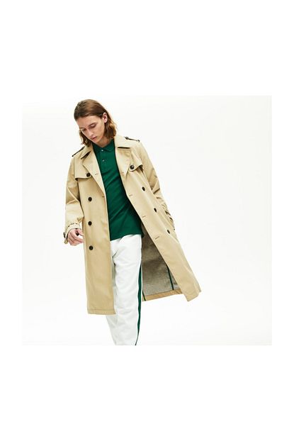 Lacoste Erkek Bej Trenckot Bh4922 Trendyol
