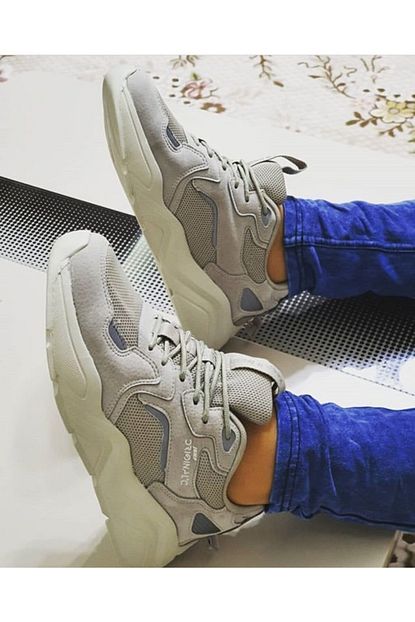 Jump Rose Grey Yeni Sezon Sneakers Bayan Spor Ayakkabi Trendyol