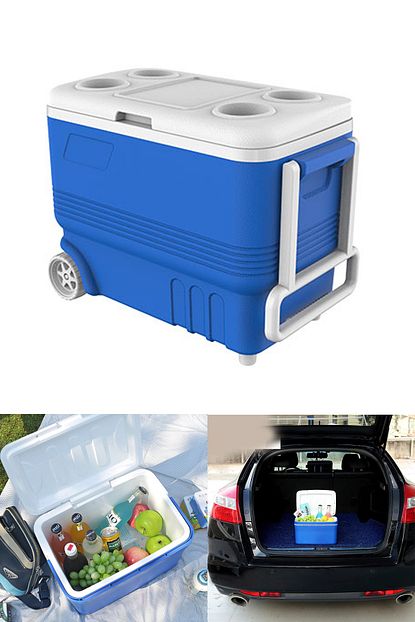 Xolo 45 Litre Tekerlekli Kamp Buzluk Piknik Dolabi Sicak Soguk Tutma Oto Buzdolabi Trendyol