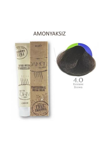 Daimon Fa Amonyaksiz Sac Boyasi 4 0 Kestane Trendyol