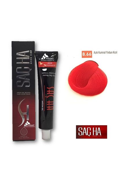 Sacha Colors Team Sac Boyasi 8 66 Acik Kumral Yogun Kizil Trendyol