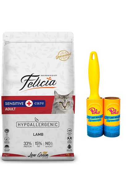 Felicia Az Tahilli Kuzu Etli Yetiskin Hypoallergenic Kedi Mamasi 2 Kg Polo Tuy Toplama Rulosu Trendyol