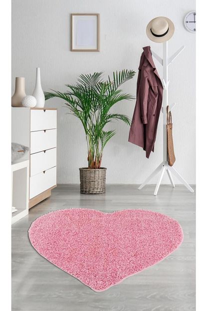 Eurobano Home Kaymaz Taban Kivircik Shaggy Kalp Modeli Hali Trendyol