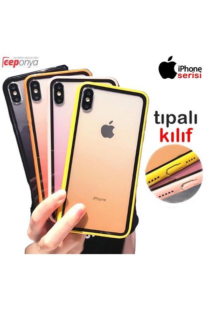 Dijimedia Iphone 7 8 Renk Gecisli Tipali Kenarlari Renkli Silikon Kilif Trendyol