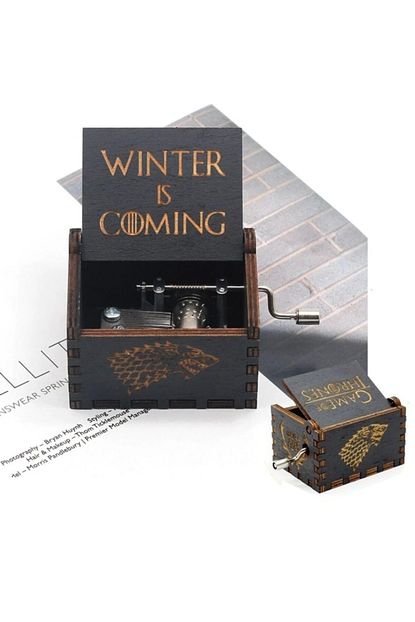 Bakmakistersen Game Of Thrones Ahsap Cevirmeli Muzik Kutusu Trendyol