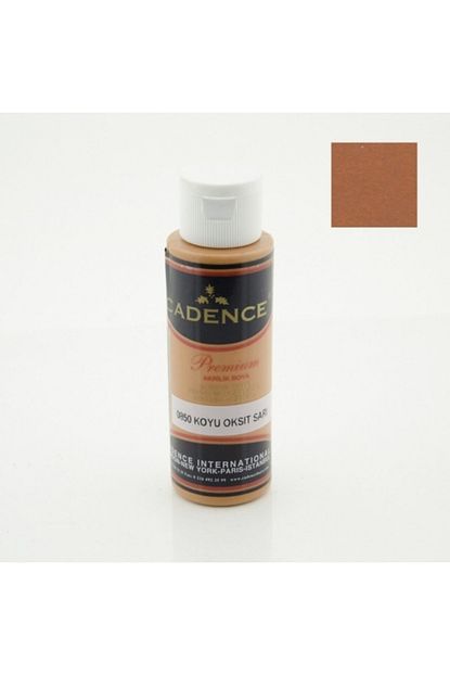 Cadence 0850 Koyu Oksit Sari Premium Akrilik 70ml Marmara Hobi Trendyol
