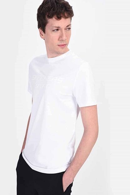 Skechers Graphic Tee S M Light Up Tee Erkek Tisort S201270 001 Trendyol