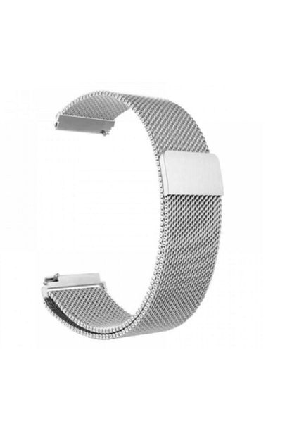 Babilden Samsung Galaxy Watch Active 2 44 Mm Hasir Metal Orgulu Gumus Kordon Trendyol