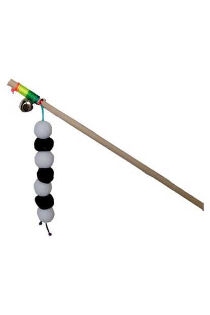 Ans Taraftar Tirtil Kedi Oyuncak Olta 50 Cm Trendyol