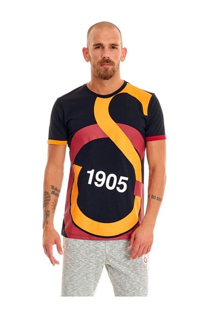 Galatasaray Lisansli T Shirt Siyah Buyuk Armali Orjinal Tisort Trendyol