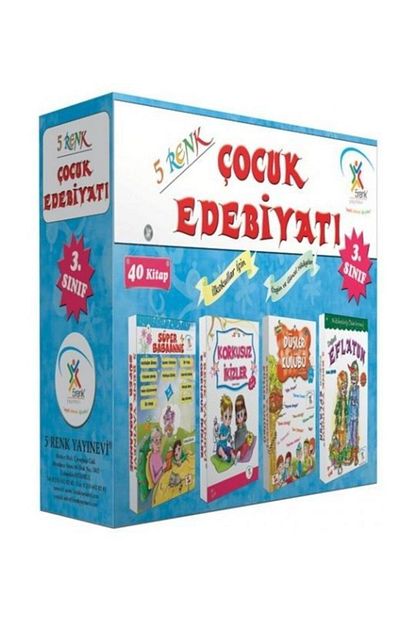 5 Renk Yayinlari 3 Sinif Hikaye Kitabi Seti Cocuk Edebiyati 40 Kitap 5 Renk Trendyol