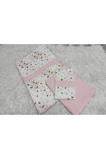 Modastra Glitter Kelebek Desen Pembe Renk Tek Kisilik Nevresim Takimi Fiyati Yorumlari Trendyol