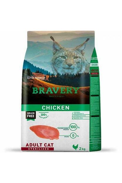 Bravery Kisirlastirilmis Tavuklu Kedi Mamasi 2 Kg Trendyol