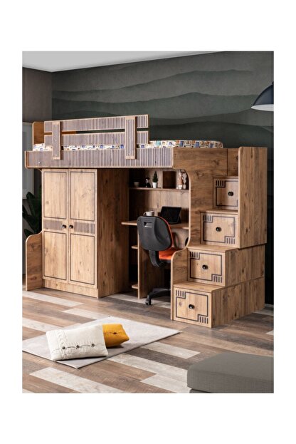 Setay Natural Ranza Calisma Masasi Dolap Takimi Fiyati Yorumlari Trendyol