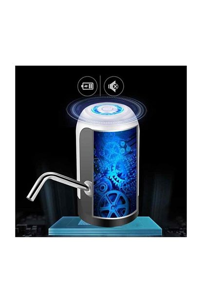 Led Sarjli Damacana Su Sebili Gibi Mini Su Pompasi Orjinal Elektronik Pompa Siyah Veya Beyaz Trendyol