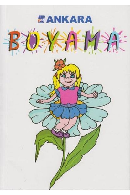 boyama mavi papatya