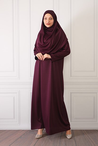 Renda Moda Kadin Murdum Tek Parca Boydan Giymeli Duz Namaz Elbisesi Fiyati Yorumlari Trendyol