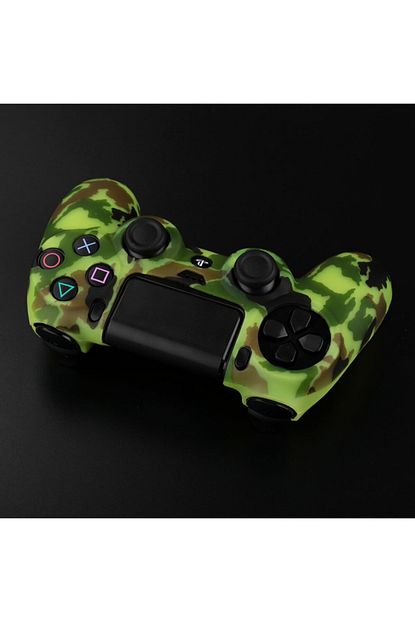 dobe sony ps4 joystick dualshock 4 gamepad silikon kilif kamuflaj yesil fiyati yorumlari trendyol