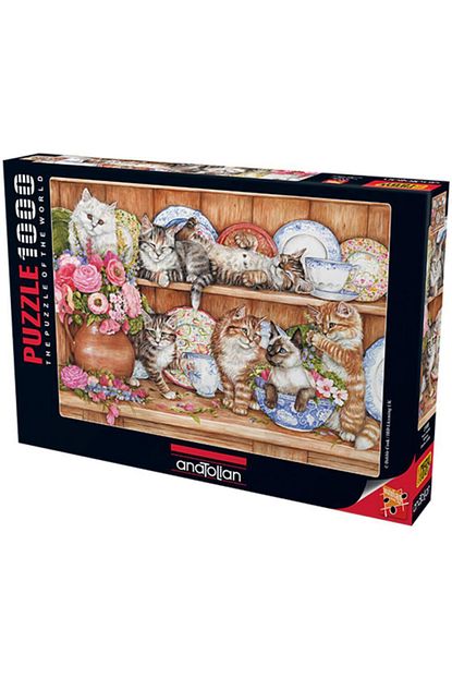 Anatolian Puzzle 1000 Parca Yavru Kediler Kittens Trendyol