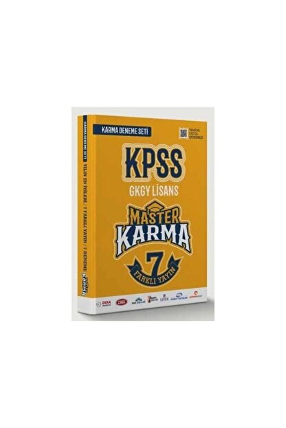 Master Karma Yayinlari 2020 Kpss Genel Yetenek Genel Kultur Deneme 7 Farkli Yayin Trendyol