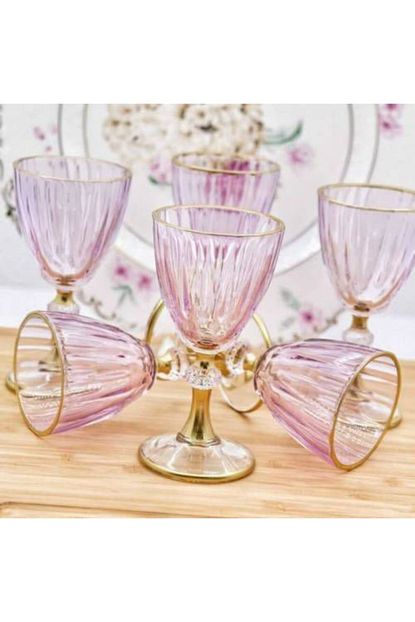 Pasabahce Diamond Pembe 6 Li Kahve Yani Su Bardagi Trendyol