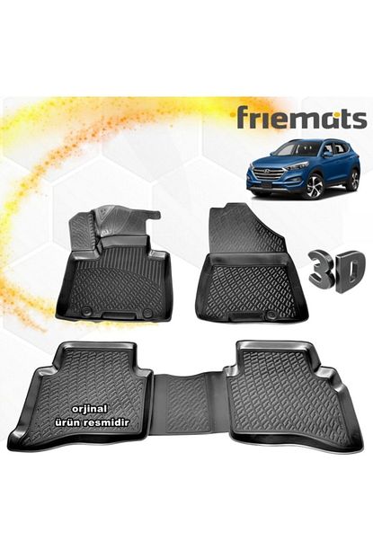 friemats hyundai tucson 3d paspas havuzlu siyah 2016 2020 arasi 4 prc fiyati yorumlari trendyol