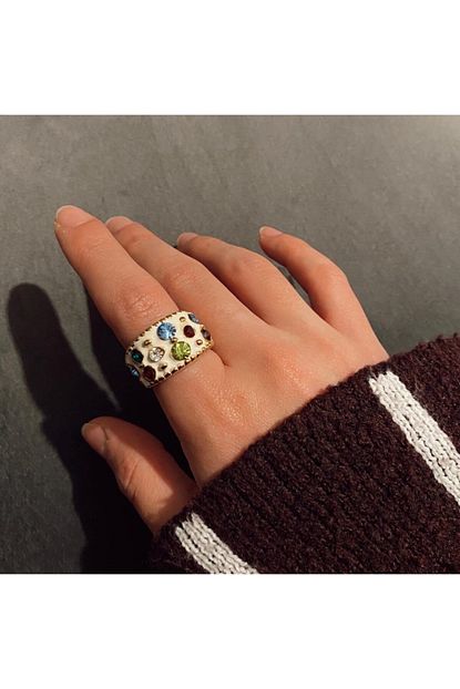 Sotto Aksesuar Renkli Vintage Yuzuk Trendyol