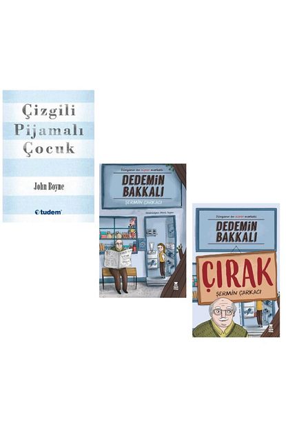 Tudem Yayinlari Cizgili Pijamali Cocuk Dedemin Bakkali Dedemin Bakkali Cirak 3 Lu Set Trendyol
