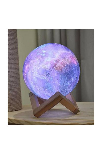 Gkcshops Galaksi Gezegen Gece Lambasi 15 Cm 5 Renk Degistiren Trendyol
