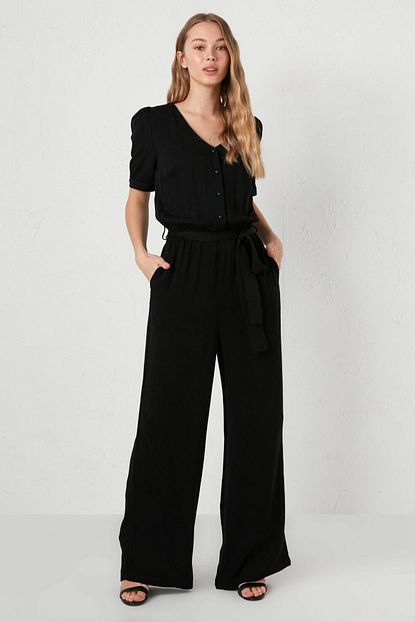 lc waikiki kadin yeni siyah lcw casual tulum fiyati yorumlari trendyol