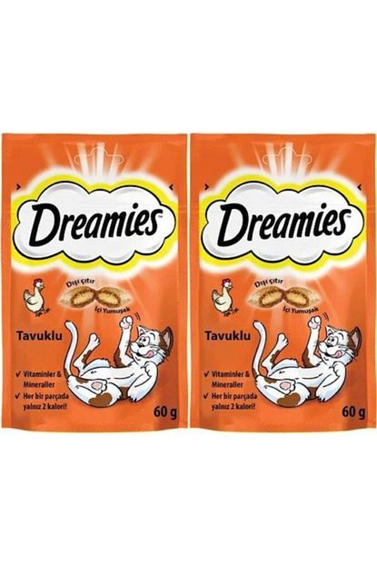 Dreamies Tavuklu Kedi Odul Mamasi 60 Gr 2 Adet Trendyol