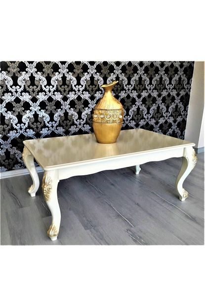 Canisa Concept Sultan Serisi Avangart Orta Sehpa 1 Sinif Mdf Lake Boya Krem Renk Trendyol