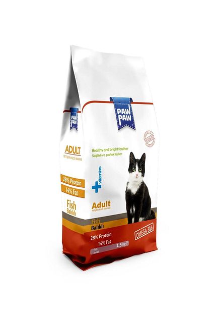 Paw Paw Balikli Yetiskin Kedi Mamasi 1 5 Kg Trendyol