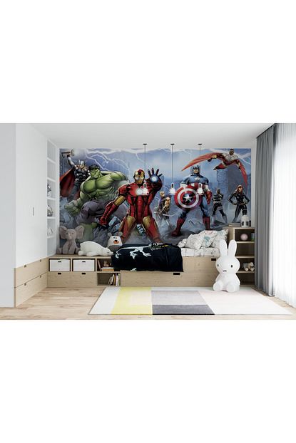 marvel 3d poster 3 boyutlu tek parca duvar kagidi