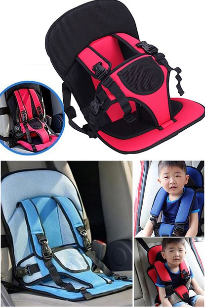 Mobee Cok Fonksiyonlu Emniyetli Cocuk Bebek Koltugu Arac Ici Ekstra Bebek Koltugu Mavi Trendyol